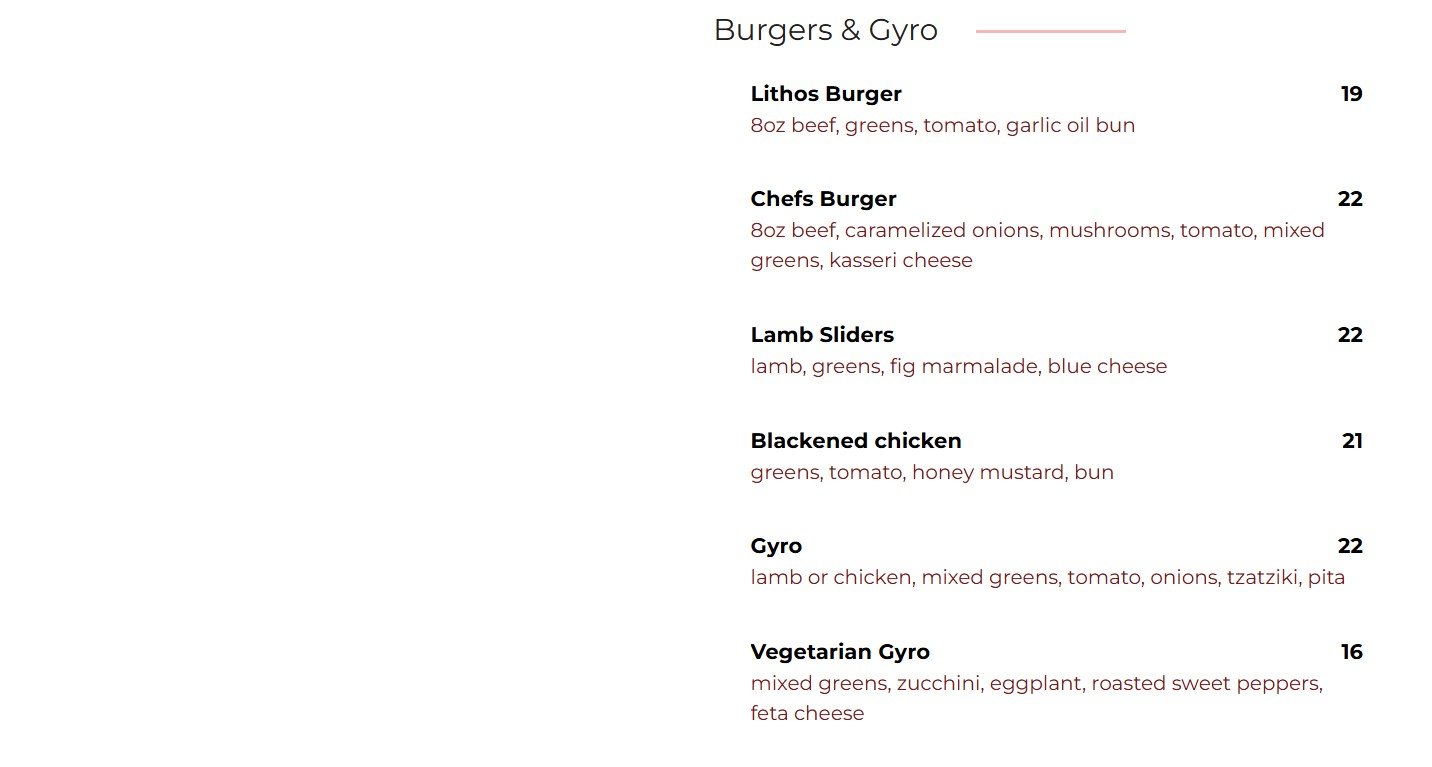 Our Foods
